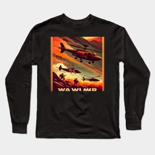 Jungle Inferno: The Vietnam War Long Sleeve T-Shirt